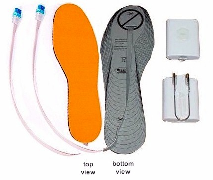 Ski boot heaters for kids.