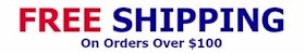 Free shipping on orders over $100.
